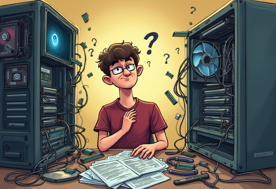 Upgrading your computer feels like chaos—are you brave enough to tame the tangled wires?