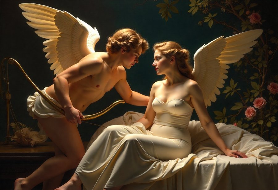 Can love truly conquer divine trials or does trust shatter under divine pressure?
