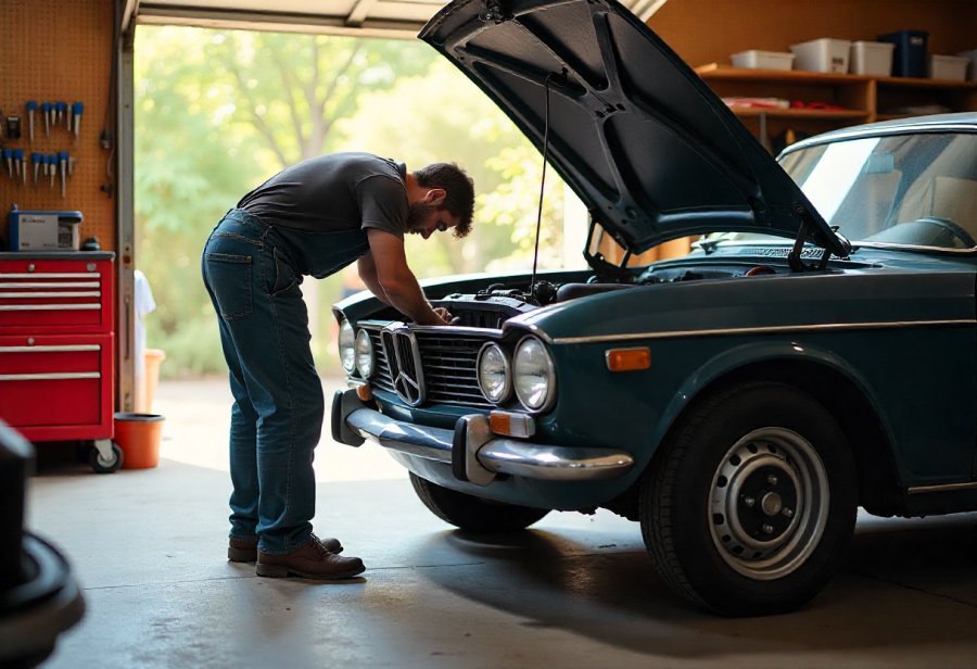 Behind the garage door lies a secret world of passion—what is this sanctuary truly hiding?